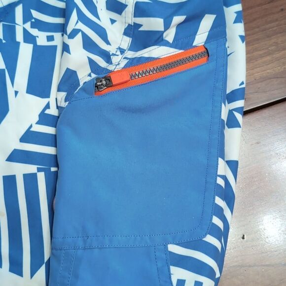 Under Armour Blue Print Swim Board Shorts Sz Youth Small - Picture 7 of 7